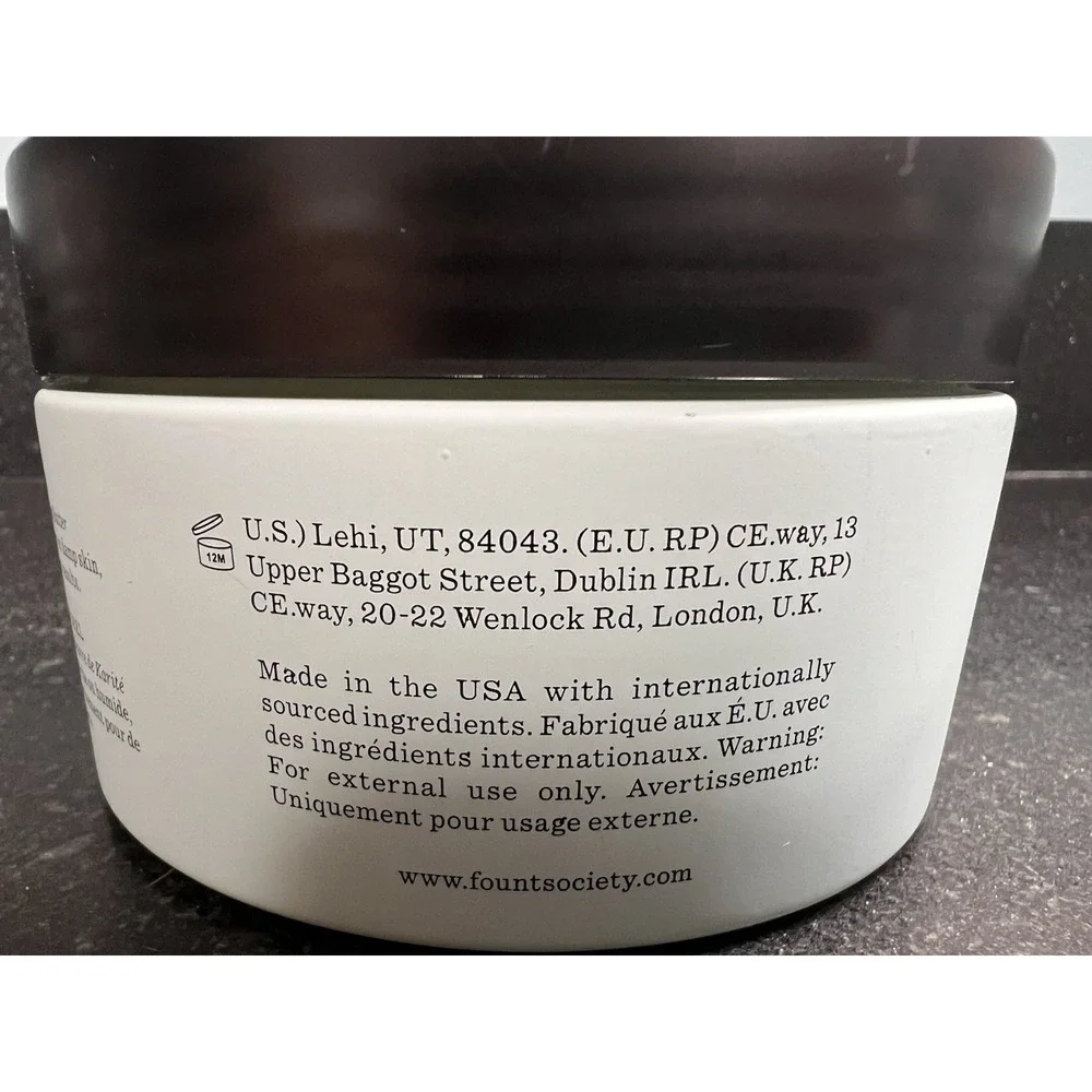 Fount Society Body Butter‎ 8 Fl Oz Sea Fennel & Shae Butter